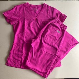 Grey’s Anatomy Scrub Set Hot Pink